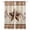 brown, variant on Texas Star Vintage Kitchen Curtains Brown Checkered Berry Farmhouse Cafe Short Curtains for Bathroom Blackout Window Curtain Grommet Small Window Treatment Drapes for Bedroom Living Room 52"x45"x2