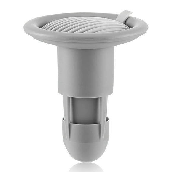 Cuarto de baño Drenaje Drenaje Drenaje Inserte Filtro Strainer Retroceso Prevención Peluquero Catcher Abrigo Insecto Inicio Suministros Gris seitruly HA009691-03B