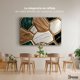 thumbnail image 2 of Cuadro Decorativo Canvas Abstracto Eco Hexagonal Áureo 90x60 Canvas Revolution, 2 of 3