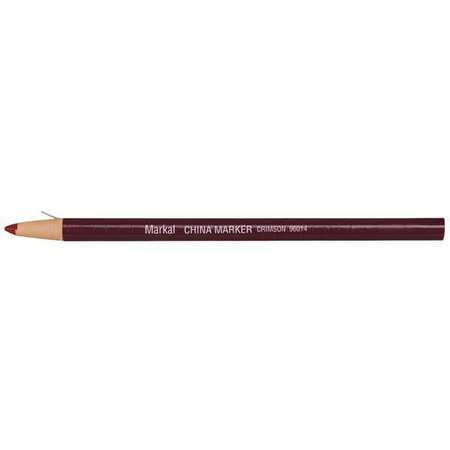 Waterproof Markers - MARKAL China Marker,Waterproof,Crimson 96014