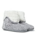 thumbnail image 2 of Dearfoams Women's Beth Faux Fur Fold Down Fuzzy Bootie House Slipper Boot, 2 of 6