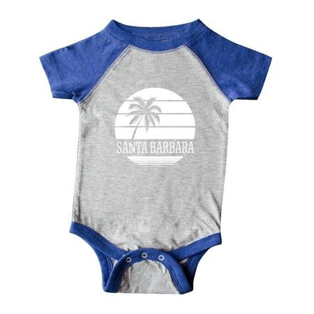 

Inktastic Santa Barbara California Palm Tree Gift Baby Boy or Baby Girl Bodysuit