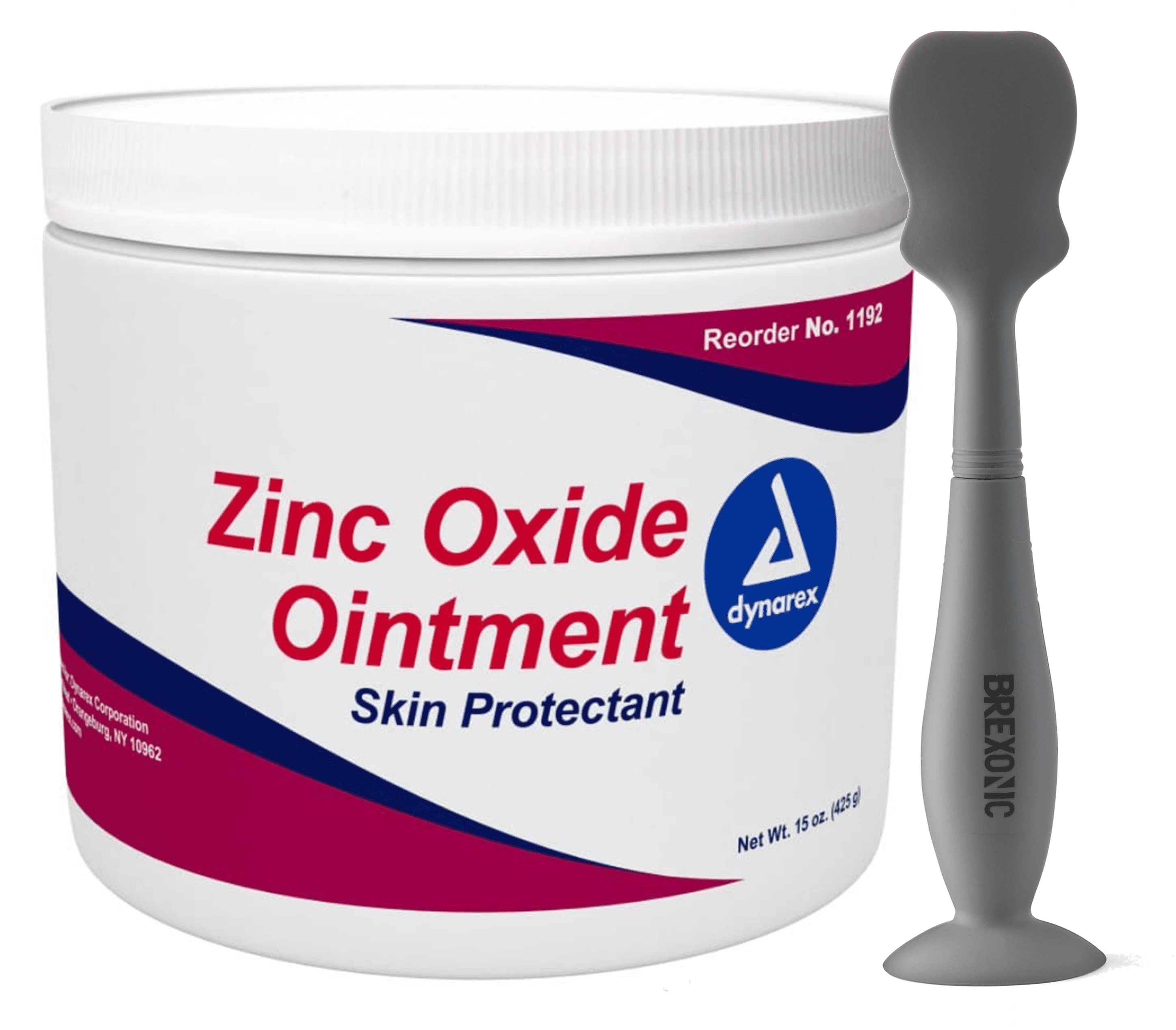 Dynarex Zinc Oxide Diaper Rash Cream and Skin Protectant Barrier Cream
