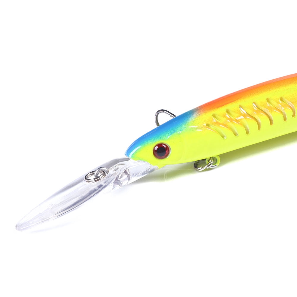 HENGJIA Minnow Bass Fishing Lures, Jerkbait Lure Set Hard Baits Deep Diving Crankbait for Catfish Walleye Trout Fishing Bait 6Pcs/kit