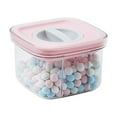 Nesting Glass Food Storage Containers with Lids Counter Rice No Storage