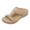 Beige, variant on Womens Wedge Sandals 2026 Rubber Sole Comfortable Walking Slippers with Arch Support Casual Slip on Lightweight Non Slip Slides Footwear Beige Size 6