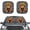 Highland Cow Leopard, variant on Jeiento Highland Cow Leopard Car Sun Shade for Windshield Sun Shield for Front Window Blocks UV Rays Soft Heat Reflector-Keep Your Vehicle Cool Car Interior Accessories for Sun Heat