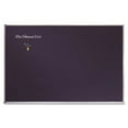 thumbnail image 2 of Quartet Porcelain Black Chalkboard Magnetic 3 x 4 Aluminum Frame - Chalkboards, 2 of 3