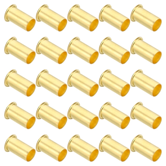 Uxcell 50Pcs Inserto de Compresión de Latón Soporte de Tubo de Compresión para Tubo de 1/2" OD