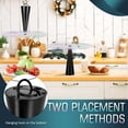 thumbnail image 4 of 2pc Mosquito Repellent Fan, Black, for Home, Dining, Picnic BBQ - Keeps Flies Insects Away from Food, 4 of 5