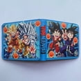 thumbnail image 3 of Cartera de Goku de Dragon Ball para hombre, monederos pequeños con dijes, figuras de Anime de dibujos animados, Vegeta, billetera delgada con monedero, billetera con cremallera, regalo, 3 of 4