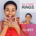 thumbnail image 3 of Rinfit Silicone Wedding Rings for Women - 4love Collection - Rubber Bands Replacements, 3 of 4