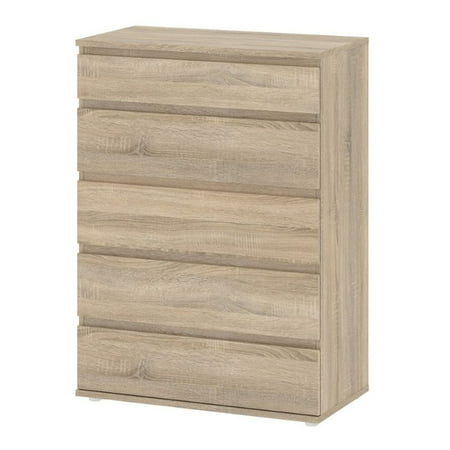 Wide Dresser - Kingfisher Lane 5 Drawer Wide Chest in Oak Structure