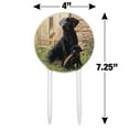 thumbnail image 2 of Acrylic Black Labrador Retriever Dog Puppy Cake Topper Party Decoration for Wedding Anniversary Birthday Graduation, 2 of 7