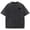 489#Black, variant on Retro Distressed Palm Sunset Print Mens Oversized Short Sleeve T-Shirt Vintage Washed Summer Casual Travel Shirts Black 4XL