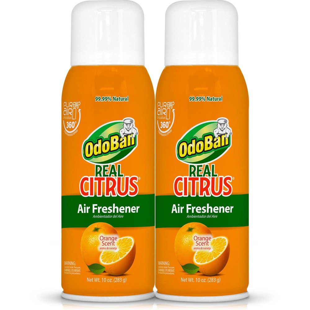 OdoBan Real Citrus Air Freshener, Orange (10oz., 2pk.)