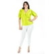 thumbnail image 5 of Blusa escote V Roman Fashion Tallas Extras 1772 Lima verde lima 38, 5 of 6