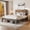 Dawn Grey, variant on Harper & Bright Designs Full Size Platform Bed with LED Storage Headboard, Wood Platform Bed Frame with 2 USB, Large Under Bed Storage, Dawn Grey