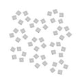 thumbnail image 2 of KLKCMS 50 Pieces Square Spacer Beads Stainless Steel Loose Beads Silver 4mm, 2 of 9