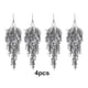 thumbnail image 4 of Plantas artificiales Toystoory 4 unids/set guirnalda de eucalipto decoración Negro, 4 of 6
