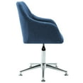 thumbnail image 3 of vidaXL Chaises de Salle à Manger Pivotantes 2 Pcs Tissu Bleu, 3 of 5