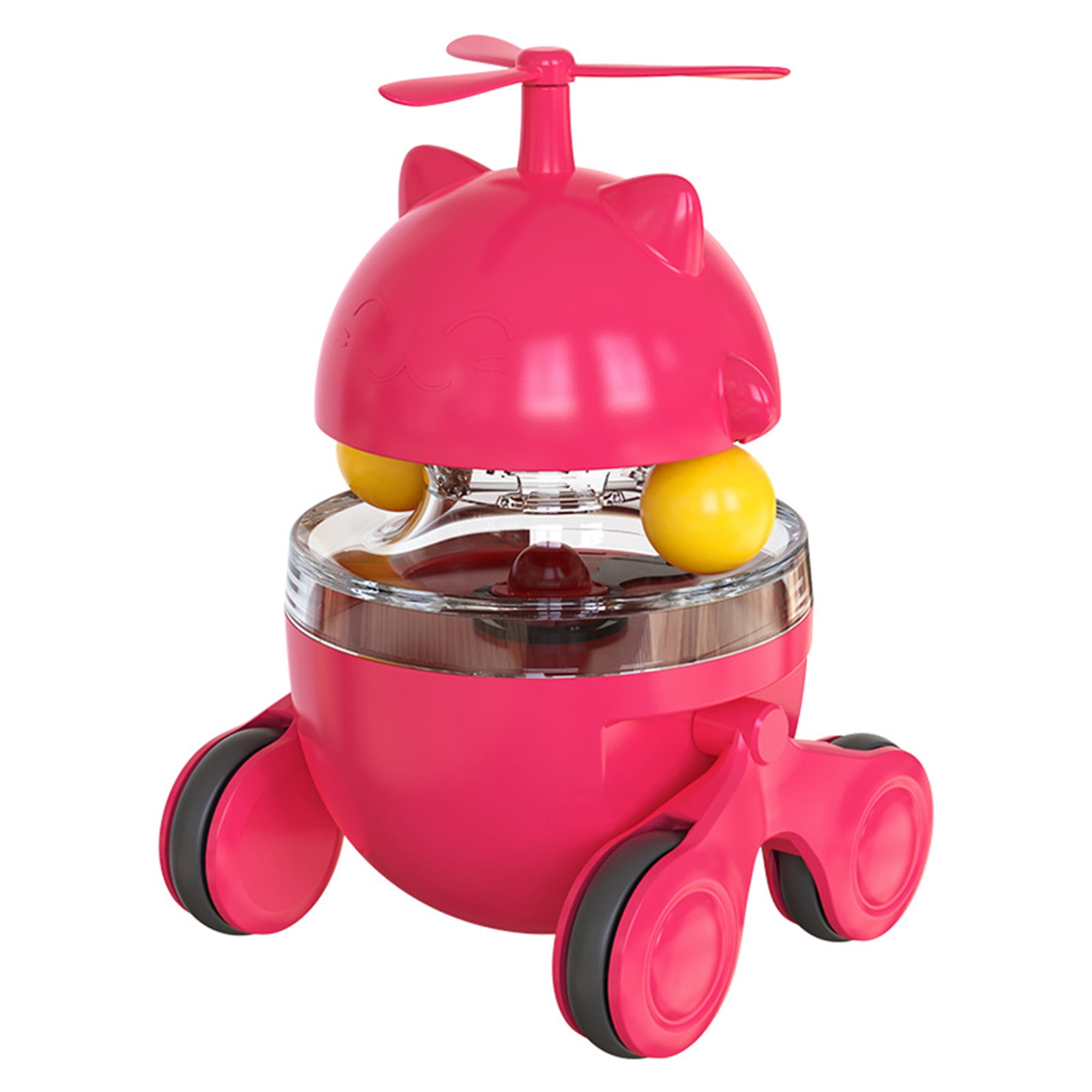hirigin Cat Toy with Propeller Transparent Granary Adjustment Dial Car -  Walmart.com