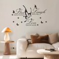 thumbnail image 2 of Butterfly Wall Stickers Decor, Live Laugh Love, Easy to Peel & Stick, Inspirational Wall Decals, 2 of 7