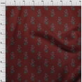 thumbnail image 3 of oneOone Organic Cotton Poplin Twill Fabric Leaves & Floral Block Fabric Prints By Yard 42 Inch Wide, 3 of 4