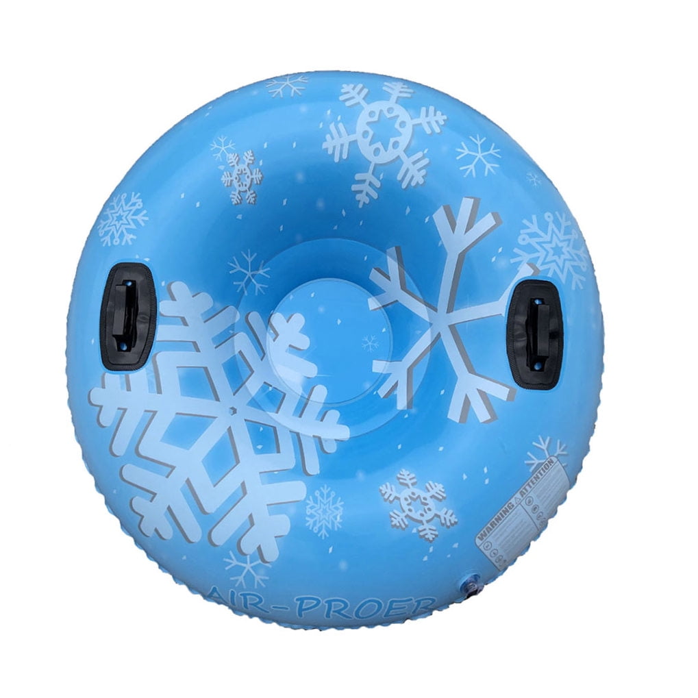 IDEANATEGRATE Snow Tube Sled PVC Snow Tube Ice Lovers Winter Outdoor Sports 1Pcs