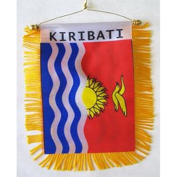Kiribati Window Hanging Flag