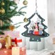 thumbnail image 4 of Fiudx Ofertas relámpago Navidad Nuevos adornos navideños para colgar Adornos para árboles de Navidad Adornos navideños Adornos de madera tridimensionales para colgar en forma de ciervo, muñeco de nie, 4 of 4
