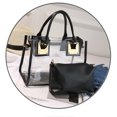 thumbnail image 3 of Bolso de gelatina coreano de verano para mujer, bolso de mensajero transparente de cristal para playa, bolso de hombro para mujer, 3 of 6