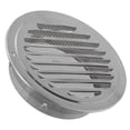 thumbnail image 6 of RichLink Circle Air Vent Grill Cover 70-300Mm Round Stainless Vent Grille Exterior Wall Duct Ventilation Tool Windproof Hood Exhaust Fan,180Mm, 6 of 9