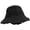 Black, variant on CoCopeaunts Cotton Bucket Hat for Women Summer Casual Frayed Wide Brim Beach Fisherman Hat Beach Vacation Travel Accessories