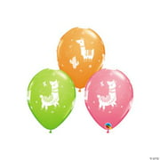 Llama Print 11" Latex Balloons - Party Decor - 50 Pieces
