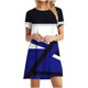 thumbnail image 1 of Vestido de Manga Corta para las Mujeres Casual Impreso Cuello Redondo, Vestido de las Señoras para la Primavera Y el Verano de Uso Diario, 1 of 9