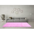 thumbnail image 3 of Ahgly Company Indoor Round Solid Pink Modern Area Rugs, 8' Round, 3 of 4