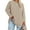 Khaki, variant on Sherrylily Women Plus Size Tops Long Sleeve Oversized Loose Casual Tunics XL-5XL
