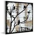 thumbnail image 2 of Marmont Hill "Bird Committee" by Vicki Butler Painting Print on White Wood, 2 of 5
