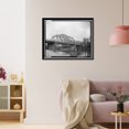 thumbnail image 3 of Historic Framed Print, Second Avenue Bridge, Spanning Oostanaula on State Route 101 (Second Ave, Rome, Floyd County, GA - 2, 17-7/8" x 21-7/8", 3 of 9