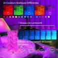 thumbnail image 2 of Lámpara de noche, lámpara de noche táctil con 16 colores y 4 modos, lámpara de noche recargable por USB, luz nocturna para niños con control remoto, regalo para niños/adultos JM, 2 of 5