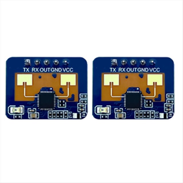 Módulo de Detección de Movimiento con Sensor de Presencia HLK-LD2410C de 24 G MmWave de 2 Piezas