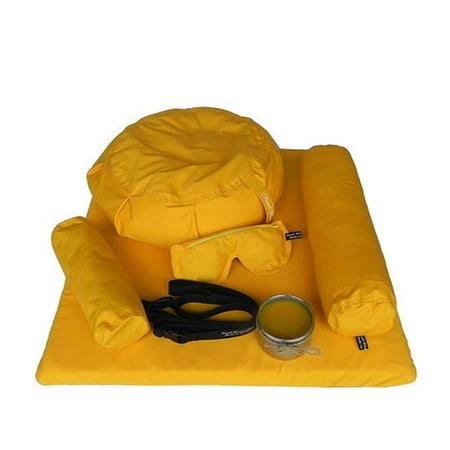 11001 7 Piece Deluxe Yoga Set - Yellow