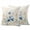 Green Blue Beige, variant on Blue Spring Floral Outdoor Pillow Covers 20x20 Set of 2, Waterproof Patio Throw Pillowcase Protectors, Summer Botanical Vintage Square Decorative Pillow Shams Cushion Covers for Seat Bed Couch Sofa