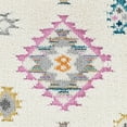 thumbnail image 3 of Surya Lofty 94x122" Rectangle Contemporary Fabric Rug in White/Pink, 3 of 7