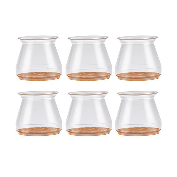 Chair Leg Caps with Felt Pads – Floor Protectors for Hardwood, Anti-Slip Furniture Feet Covers, Carpet-Friendly, Noise-Reducing, Fit for Legs 1.3"–2"