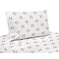thumbnail image 3 of Sweet Jojo Designs Red and White Queen Sheet Set for Baseball Patch Sports Collection - 4 Piece Set, 3 of 4