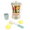 thumbnail image 1 of Wood Blender Toy, High Simulation Wooden Juicer Toy Interaction Entertainment Basswood  For Home For Children, 1 of 8