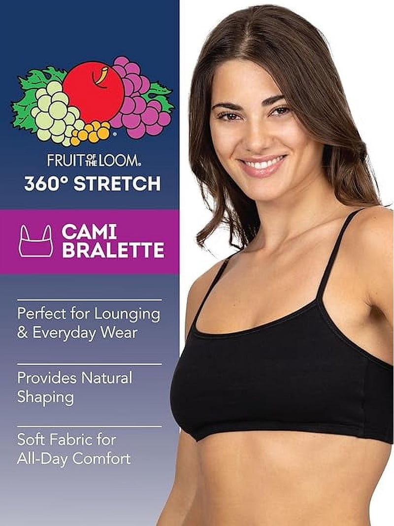 Fruit of The Loom Women's Built Up Tank Style Sports Bra