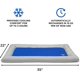 thumbnail image 3 of Dog Self Cooling Bed Pet Bed – Solid Gel Based Self Cooling Mat for Pets, Includes a Foam Based Bolster Bed for Extra Comfort, 3 of 5